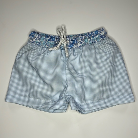 Cecil and Lou Other - Cecil & Lou - Plaid and Floral Swim Trunks